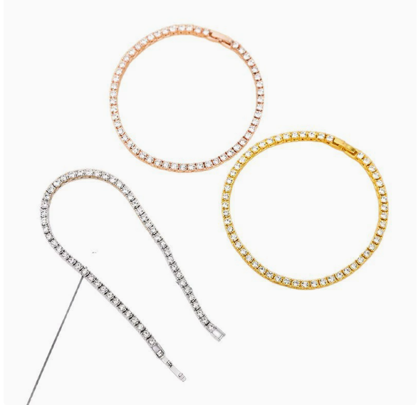 Tennis Chain Necklace (3mm / 4mm / 5mm)