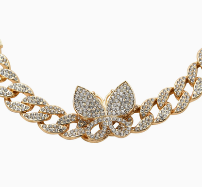 INS Butterfly Hip-Hop Necklace