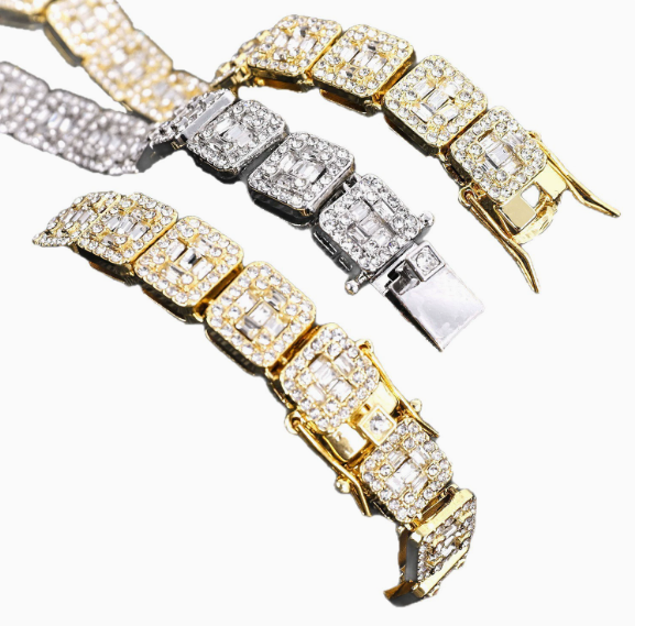 Bling Cuban Link Chain Necklace (Unisex)