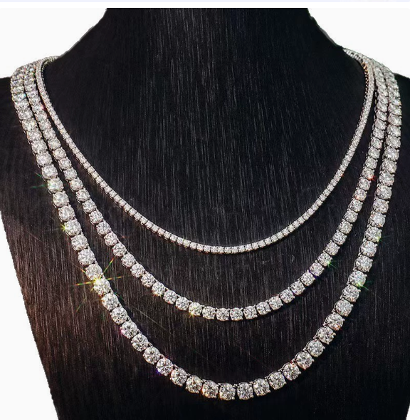 Tennis Chain Necklace (3mm / 4mm / 5mm)