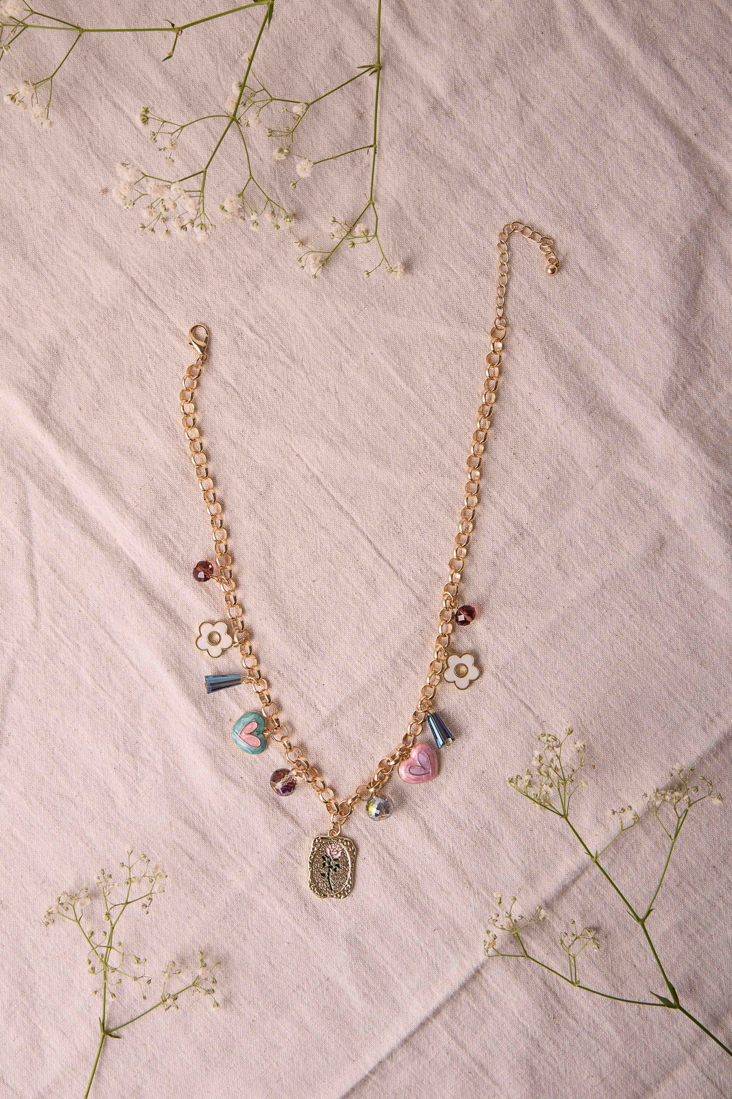 Daisy Charm Necklace