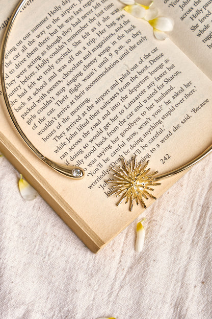 Gold Flower Choker